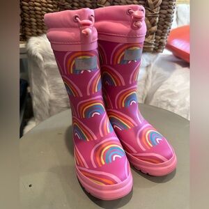 HATLEY Rainbow Rain Boot NWOT